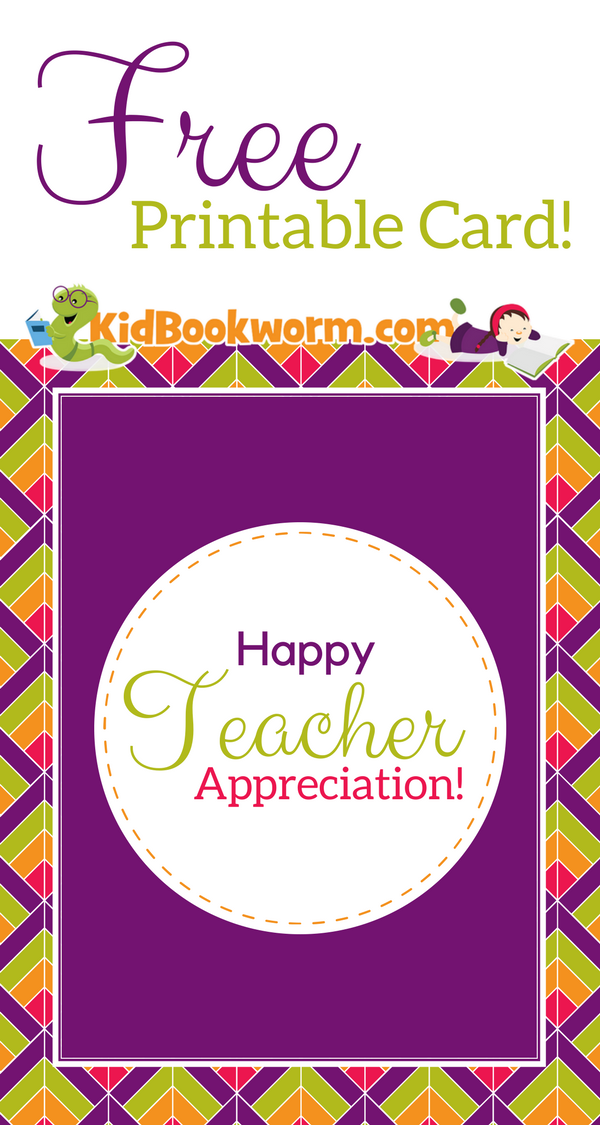 We love teachers! {FREE Printable Teacher Appreciation Card} Kat's